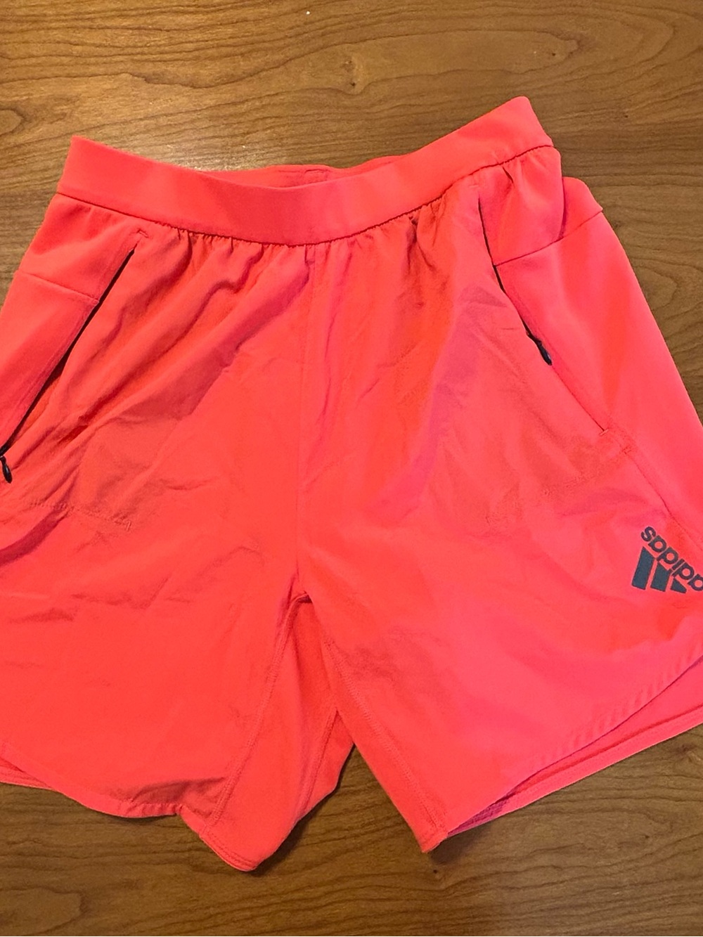 Adidas Women’s D4T Aeroready Training Shorts - Orange/Salmon - Size S-7” Inseam